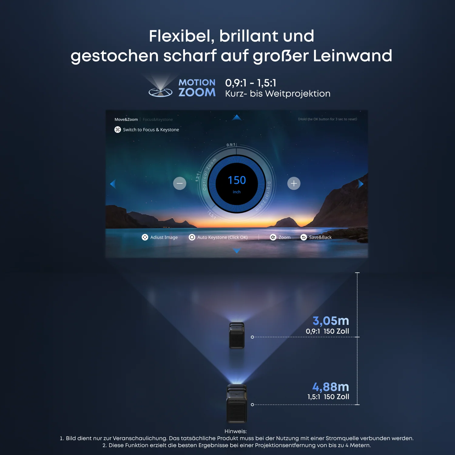 NEBULA X1 | 4K Beamer mit Triple-Laser und Mikro-Gimbal – Bild 2